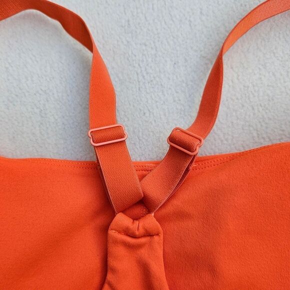 Fabletics Adele Racerback High Support Sports Bra Orange - Picture 5 of 12